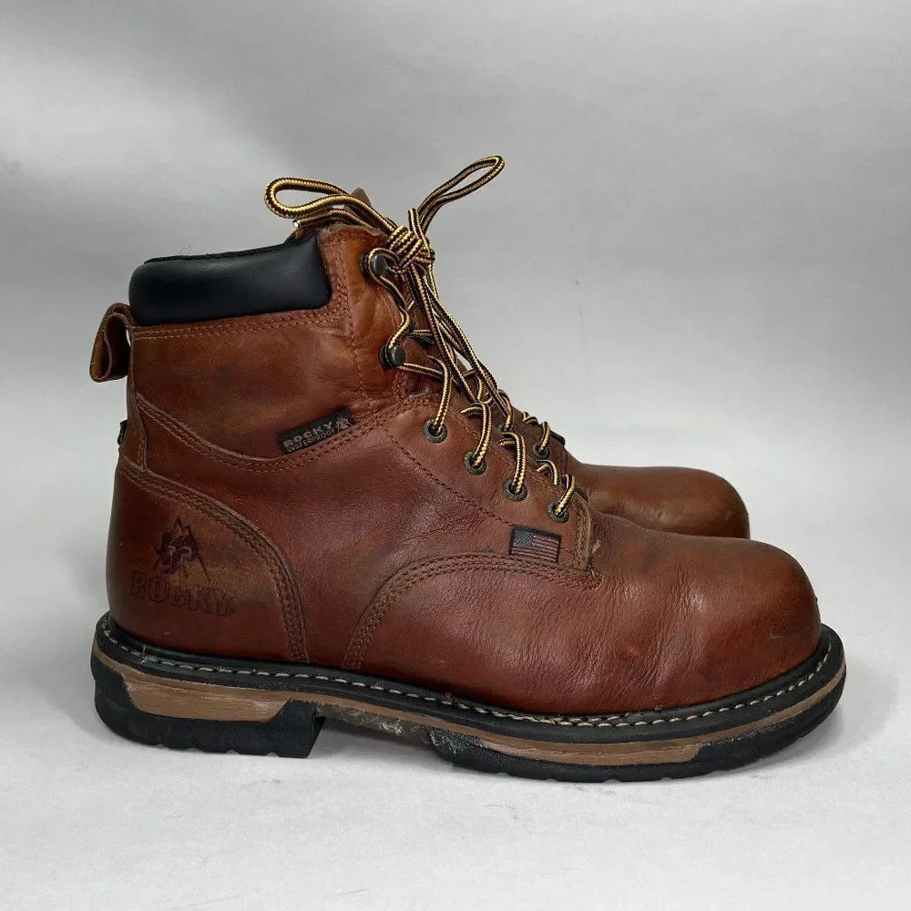 Rocky Men's Size‎ 11 IronClad Steel Toe Waterproof Work Boots